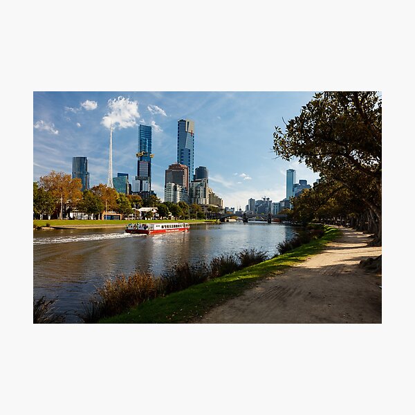 Item preview, Melbourne, by the Yarra River designed and sold by Chris Cobern.