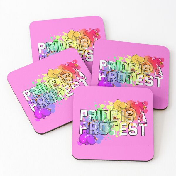 Item preview, Pride Is A Protest Bath Duckies 2023 designed and sold by Art by Veya.