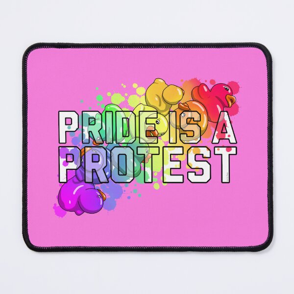 Item preview, Pride Is A Protest Bath Duckies 2023 designed and sold by Art by Veya.