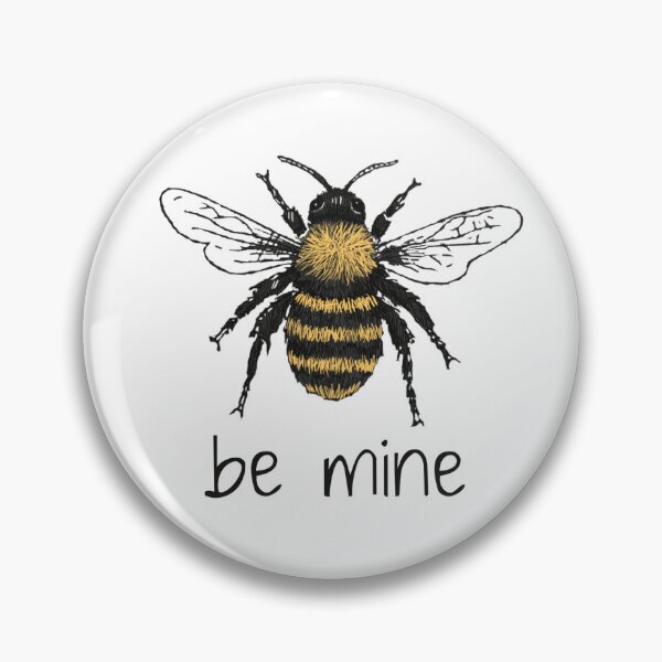 Item preview, Be Mine, Bee Illustration designed and sold by Konni Jensen.