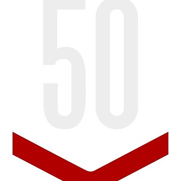 Artwork thumbnail, Port Chicago 50 Chevron Graphic (Light Grey/Red) by PortChicago