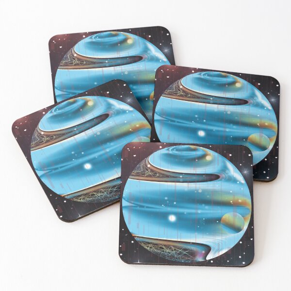 Item preview, Space Theme Blue Planet and Moon designed and sold by seeitknowit.