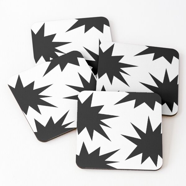 Item preview, Abstract geometric pattern - black and white. designed and sold by K.S ART.