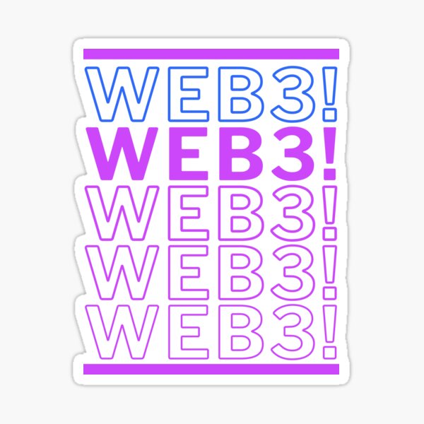 Aperçu de l'œuvre Typographie Web3 créée et vendue par WhitepaperStyle.