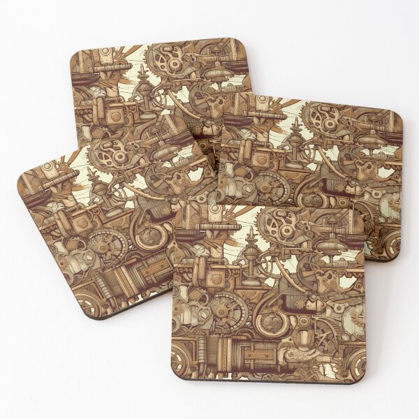 Item preview, Retro steampunk machines: A mix of nostalgia and innovation designed and sold by Pixelboys.