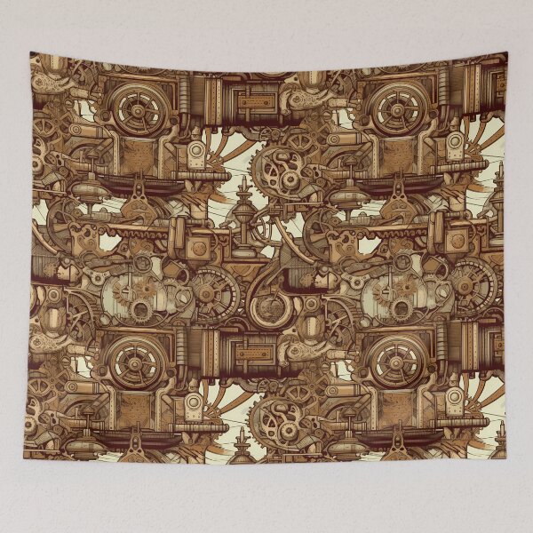 Item preview, Retro steampunk machines: A mix of nostalgia and innovation designed and sold by Pixelboys.