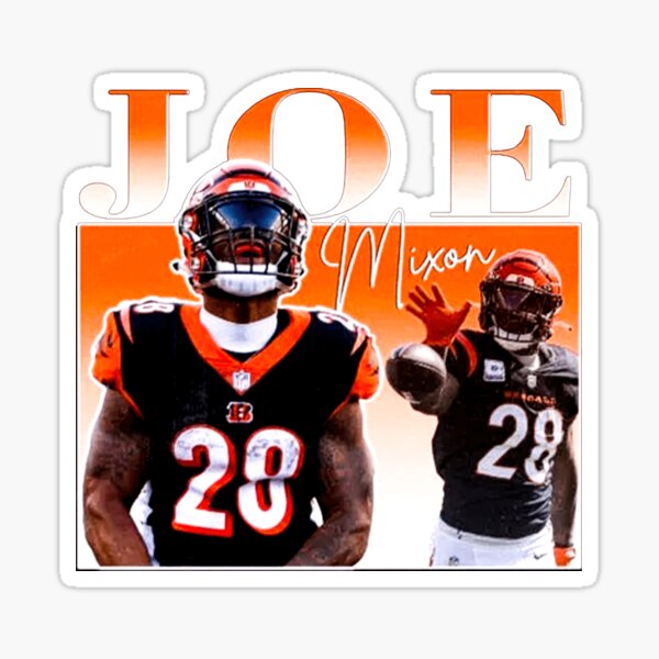 Cincinnati Bengals: Joe Mixon 2022 White Uniform - Officially Licensed NFL  Removable Adhesive Decal