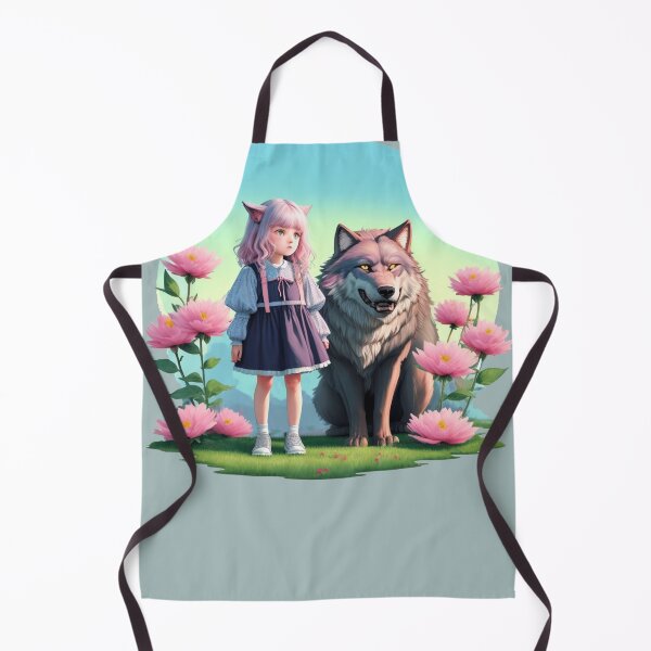 Item preview, Wolf With Flowers Girls designed and sold by YrtemmyS.