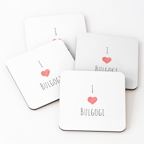 Item preview, I Love Bulgogi, Korean Food, Savor the Flavors: Korean Food Delights designed and sold by iCherryRed.
