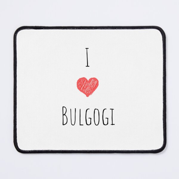 Item preview, I Love Bulgogi, Korean Food, Savor the Flavors: Korean Food Delights designed and sold by iCherryRed.