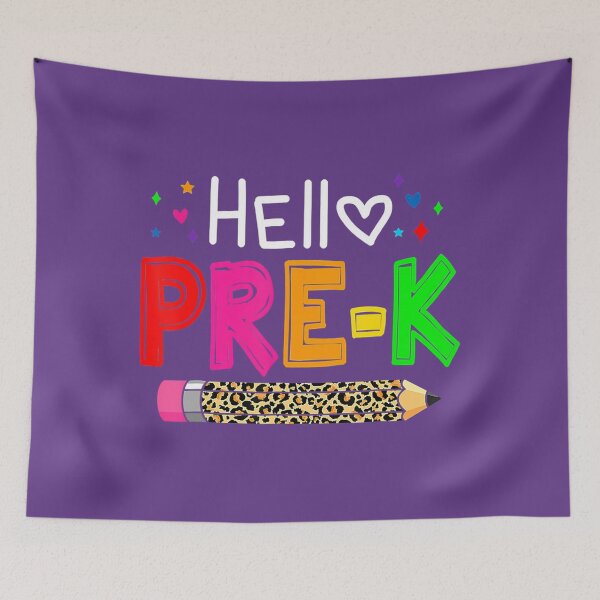 Item preview, Hello Pre-k Teacher Kids Back to School Teacher Student 	 	 designed and sold by vkcnsaso51.