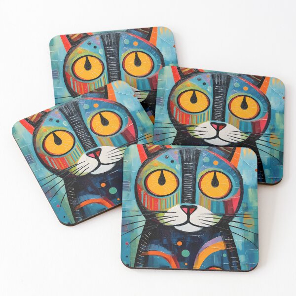 Item preview, Abstract Cat #14 designed and sold by DigiWorldAi.