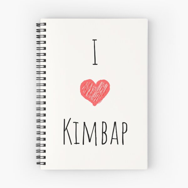 Item preview, Me encanta el kimbap, la comida coreana, saborea los sabores: delicias de la comida coreana designed and sold by iCherryRed.