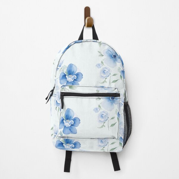 Item preview, snow white blue cosmos flower designed and sold by SereneArtworks.