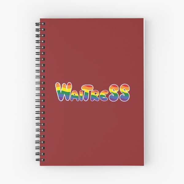 Item preview, Waitress, LGBTQIA+ Pride Career designed and sold by ShopULove.