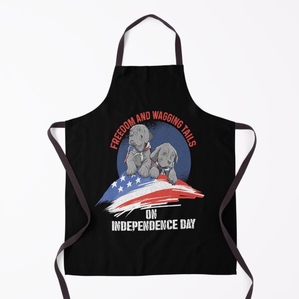 Item preview, Freedom and Wagging Tails on Independence Day  designed and sold by MyLeoTee.