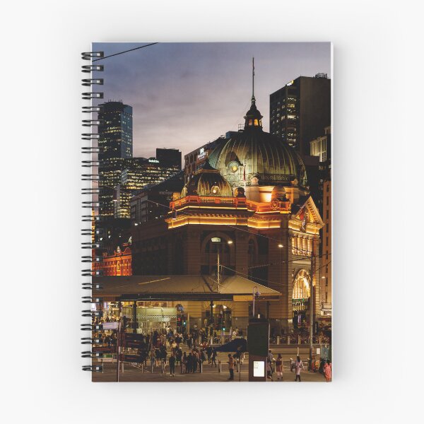 Item preview, Melbourne, Flinders Street Station at Sunset designed and sold by Chris Cobern.