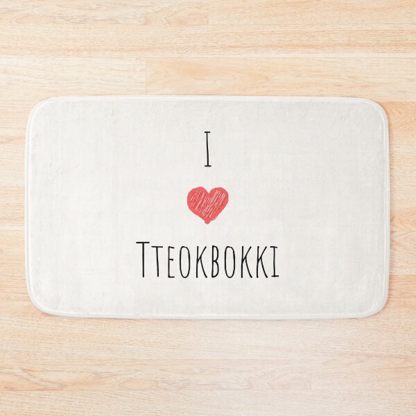 Item preview, Me encanta el tteokbokki, la comida coreana, saborea los sabores: delicias de la comida coreana designed and sold by iCherryRed.