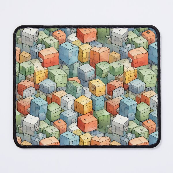 Item preview, Colorful cuboids - watercolor - dice of joy - cube designed and sold by Pixelboys.