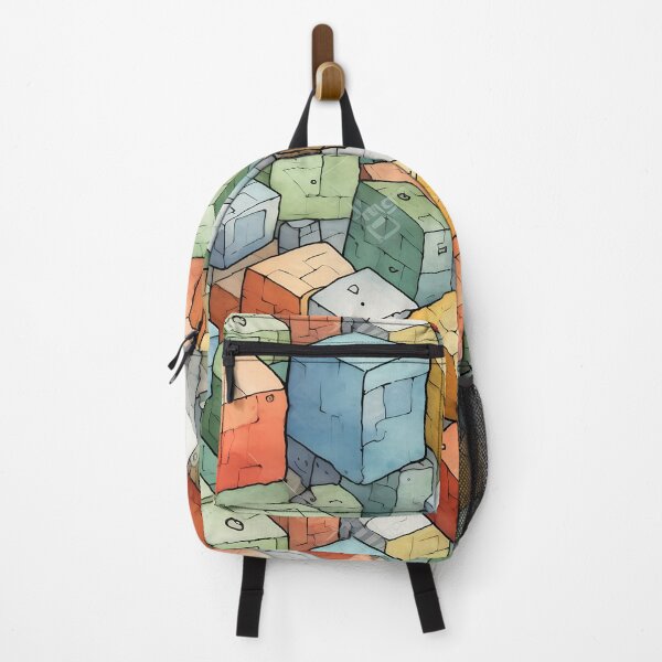 Item preview, Colorful cuboids - watercolor - dice of joy - cube designed and sold by Pixelboys.