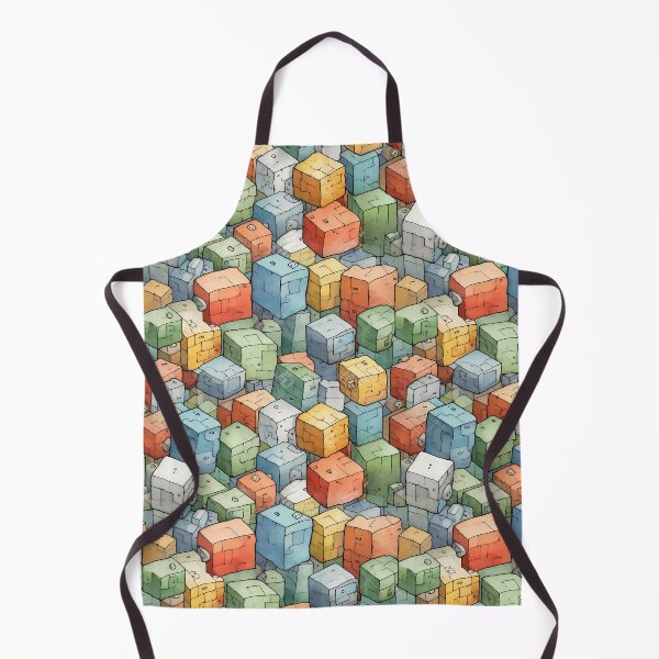 Item preview, Colorful cuboids - watercolor - dice of joy - cube designed and sold by Pixelboys.
