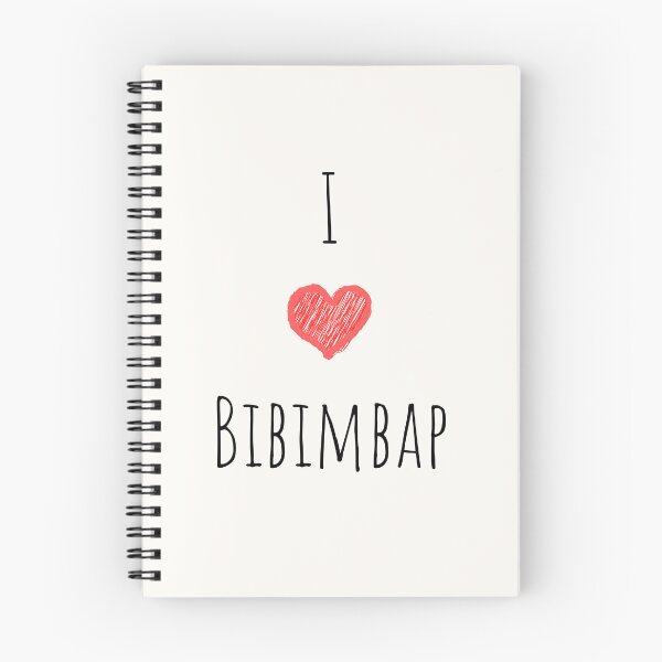 Item preview, Me encanta el bibimbap, la comida coreana, saborea los sabores: delicias de la comida coreana designed and sold by iCherryRed.