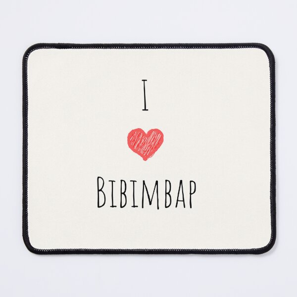 Item preview, I Love Bibimbap, Korean Food, Savor the Flavors: Korean Food Delights designed and sold by iCherryRed.