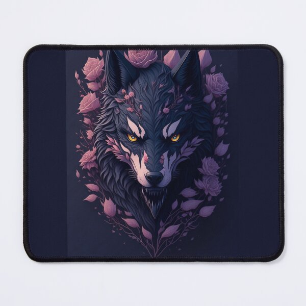 Item preview, Wolf with flowers girls, Wolf Lovers, Wolf Portrait designed and sold by YrtemmyS.