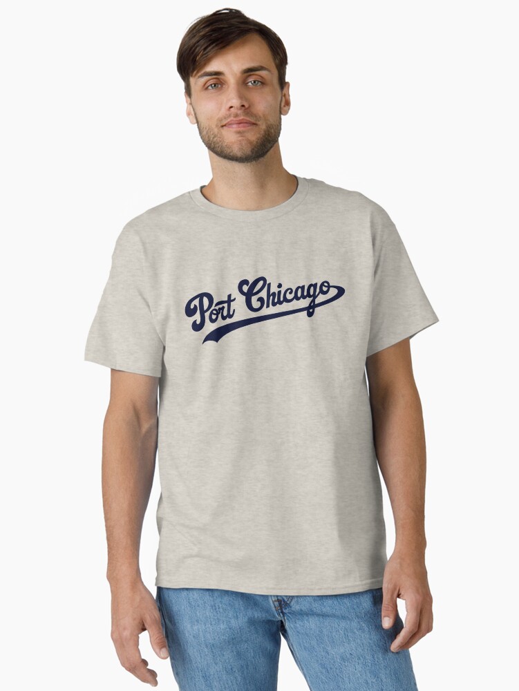 Thumbnail 1 of 7, Classic T-Shirt, Port Chicago (Navy) designed and sold by PortChicago.