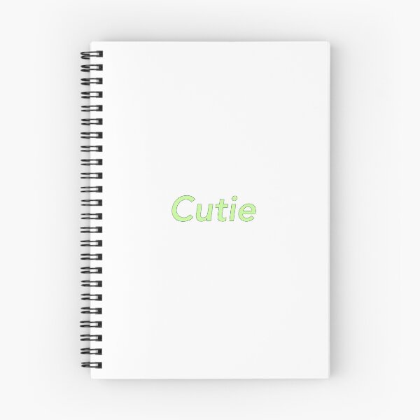 Item preview, CUTIE text sticker designed and sold by bessie-d.