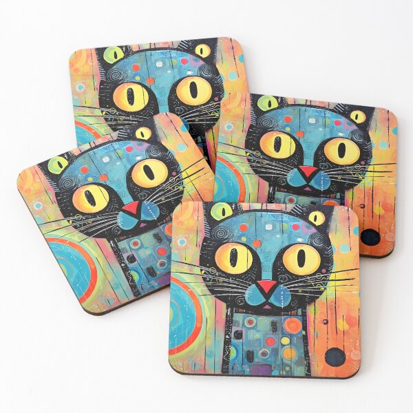 Item preview, Abstract Cat #16 designed and sold by DigiWorldAi.