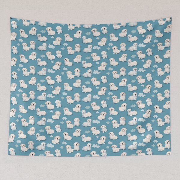 Item preview, Adorable Maltese Puppies Seamless Pattern designed and sold by seunghu.