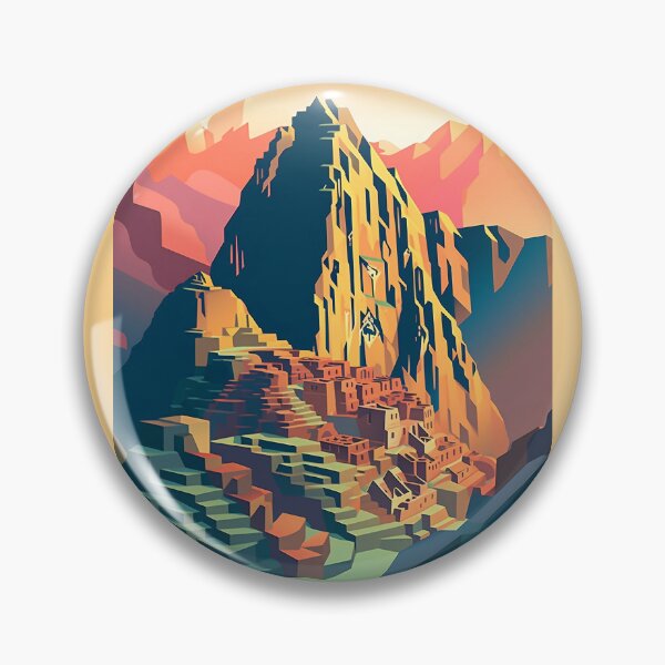 Item preview, Machu Picchu, Peru | Retro Art designed and sold by DigitalDugong.