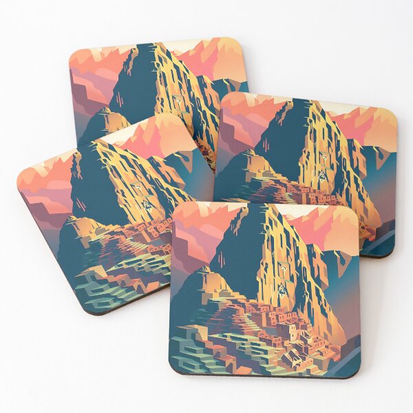 Item preview, Machu Picchu, Peru | Retro Art designed and sold by DigitalDugong.