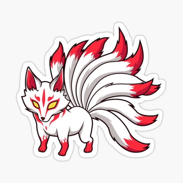 Naruto Nine-Tails Sticker – King of the Pin