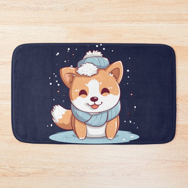 Item preview, Dog with scarf and hat designed and sold by Jabuticabaeyes.