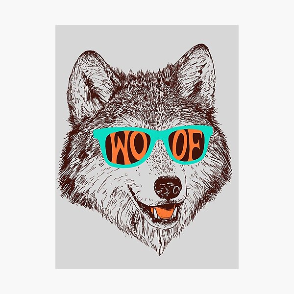 Woof Photographic Print