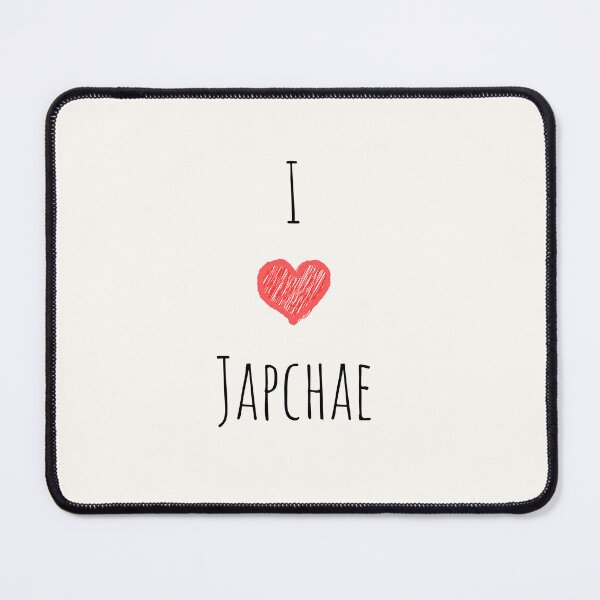 Item preview, I Love Japchae, Korean Food, Savor the Flavors: Korean Food Delights designed and sold by iCherryRed.