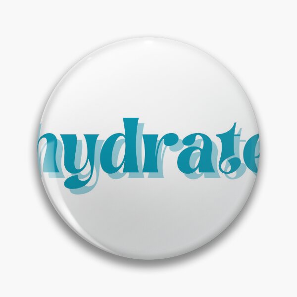 Item preview, hydrate bitch hydrate don't diedrate drink water blue aesthetic font quote designed and sold by emcazalet.