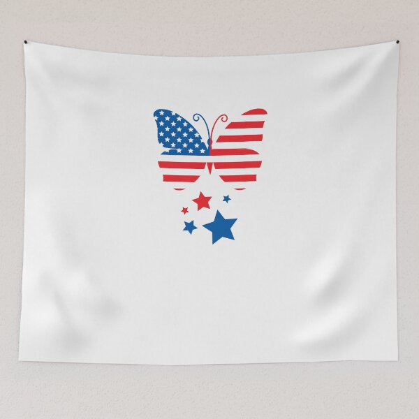 Item preview, Butterfly 4th Of July Shirt Women American Flag Patriotic  designed and sold by Norstyle.
