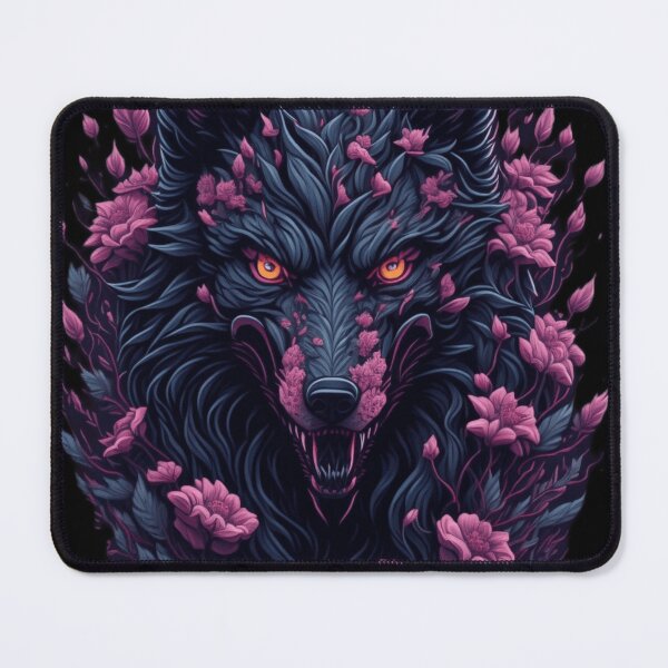 Item preview, Wolf with flowers girls, Wolf Lovers, Wolf Portrait designed and sold by YrtemmyS.