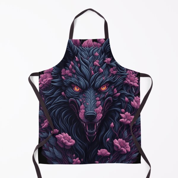 Item preview, Wolf with flowers girls, Wolf Lovers, Wolf Portrait designed and sold by YrtemmyS.