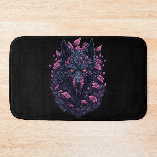 Item preview, Wolf with flowers girls, Wolf Lovers, Wolf Portrait designed and sold by YrtemmyS.