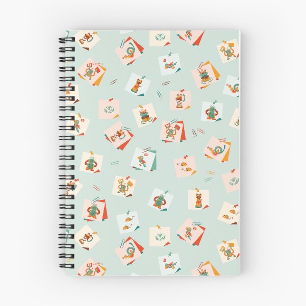 Item preview, Cute, Simple, Sticky notes of Colorful Robot portraits in green, orange, yellow and reddish colors on a light background designed and sold by Melissa Plugge-Dekker.