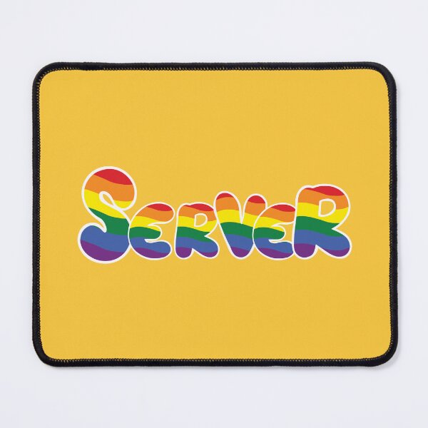 Item preview, Server, LGBTQIA, Pride Career designed and sold by ShopULove.