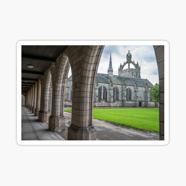 Aberdeen King's College view Sticker