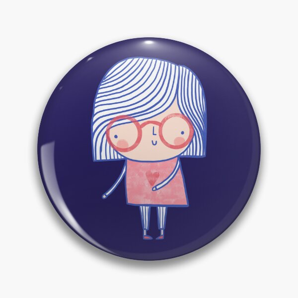 Item preview, Big glasses girl designed and sold by stamptout.