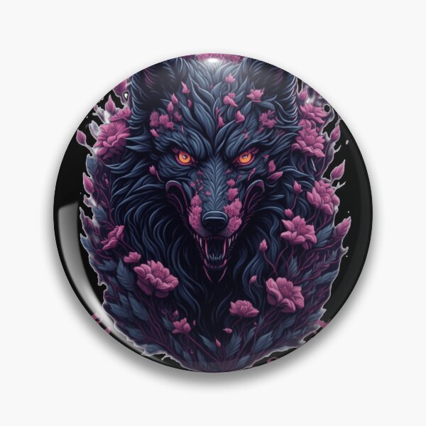 Item preview, Wolf with flowers girls, Wolf Lovers, Wolf Portrait designed and sold by YrtemmyS.