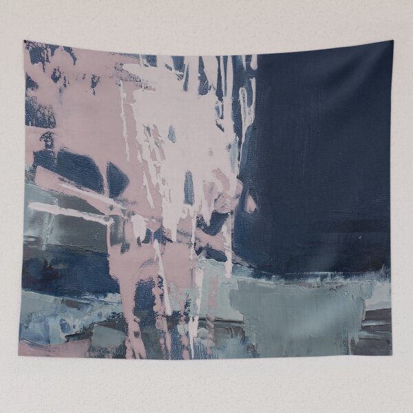 Item preview, pink navy square abstract designed and sold by ElaSzczepaniak.