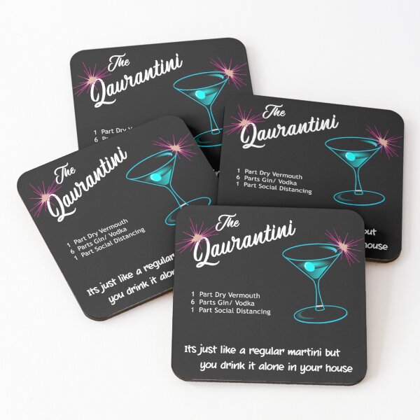 Item preview, Quarantini Martini  designed and sold by cutcutcutart.